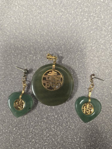 Vintage gold plated - plated, green