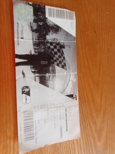 Cup semi final - semi-final, stub