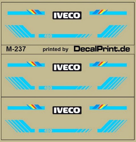 Decals set iveco turbostar - decals,