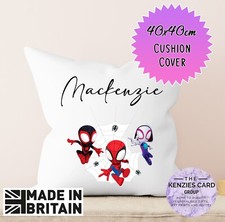 Personalised Spiderman Cushion