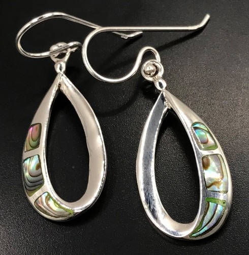 Abalone paua drop earrings