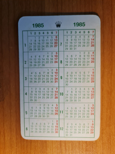Vintage rolex calendar - rolex,