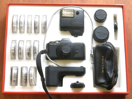 Pentax auto 110 camera - pentax, outfit