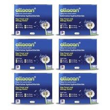 Allacan Cetirizine 10mg 180 Tablets – 6 Month Hayfever & Allergy Relief Supply