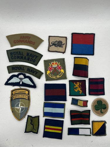 Various military cloth badges - military,
