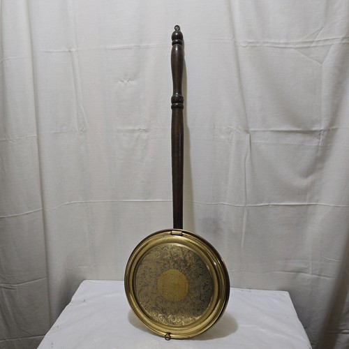Vintage brass bed warmer - vintage,