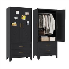 Metal armoire Wardrobe Closet