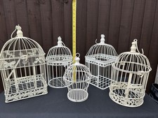 Assorted Collection Of Vintage Style Wedding Bird Cages