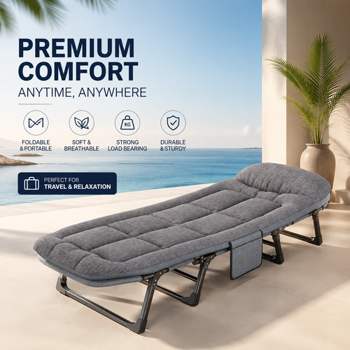 Folding recliner bed lounger - bed,