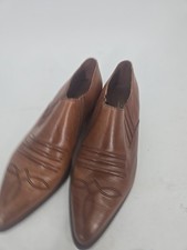 Vintage brown leather western - vintage,