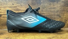 Umbro UX Accuro II Pro FG Football Boots Mens Black Size UK 9.5 EU 44.5 #REF313