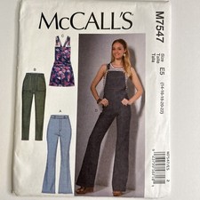 McCall 7547 Ladies Dungarees