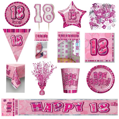 Glitz pink 18th birthday - glitz,