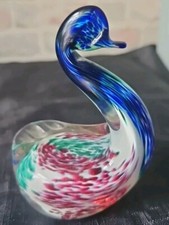 Avondale Glass Bird Swan