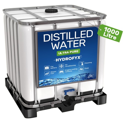 Hydrofyx distilled water ultra - distilled,