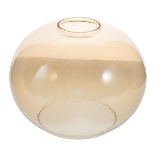 Golden glass globe lampshade - globe,