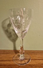 Edinburgh Thistle Cut Crystal Small Wine Liqueur Aperatif Glass 17cm