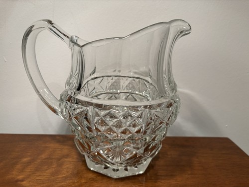 Cut crystal jug - crystal,