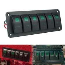 12V/24V 6 Gang Rocker Switch