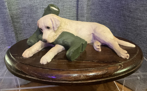 Figurine cream labrador - figurine,