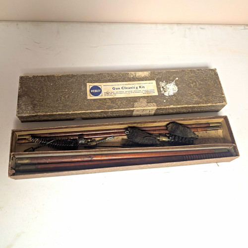 Webley vintage gun cleaning - webley,