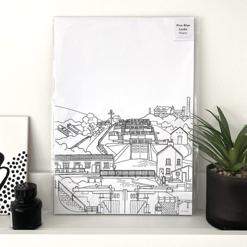 Art print bingley five - a4,