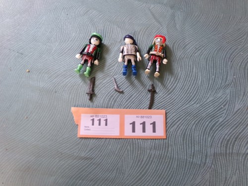Playmobil figures part - x3,