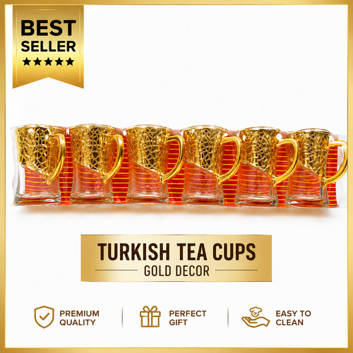 Elegant turkish tea glass - turkish,