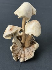Hand-Carved Teak Root Mushroom