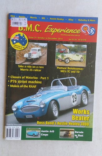 Australian bmc magazine morris - bmc,
