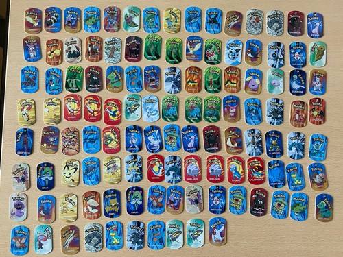 Pokemon metal tags 2006 - tags,