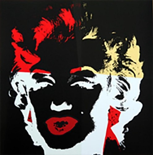 Andy warhol golden marilyn - warhol,