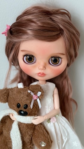 Custom blythe style doll - custom, doll,