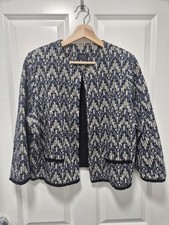 M&S Collection Blue Tweed