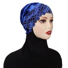 Velvet Bonnet Rhinestone Hijab