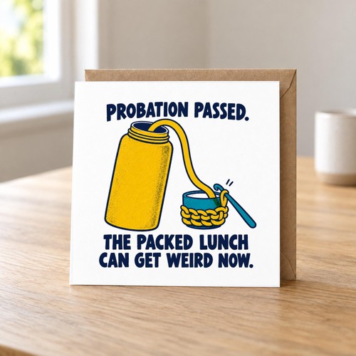 Funny probation passed card - probation,