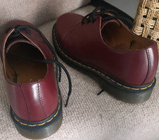 Martens burgundy leather - burgundy,