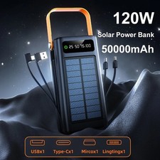  Solar Power Bank 50000mAh