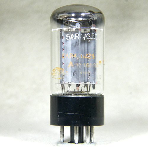 Mullard gz34 5ar4 getter - gz34/5ar4, o-getter