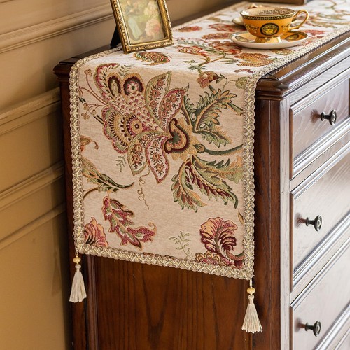 Luxury non slip chenille - non-slip, table