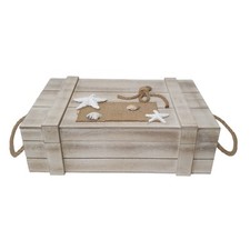 Storage Box Wooden Beach Theme