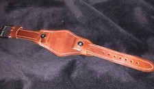 18mm handmade brown leather