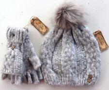 FAT FACE CABLE KNIT POM BOBBLE