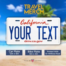 California Personalised License Plate - Americana, US Highway