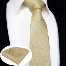 Champagne Mens Tie Cream Light