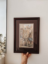 framed watercolor Of Writers'