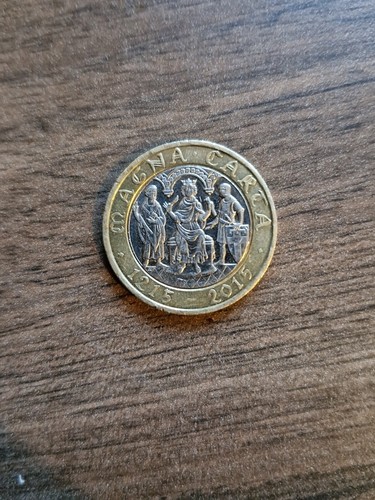 Pound coin magna carta - coin,