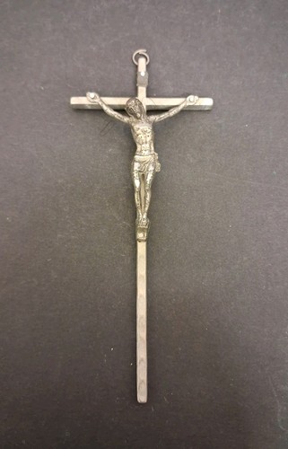 Crucifix silver colour - crucifix, silver-colour