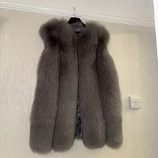Fox Fur Grey Gilet Real Fur