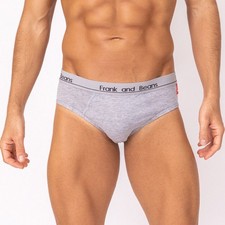 x1 Mens Grey Briefs Cotton